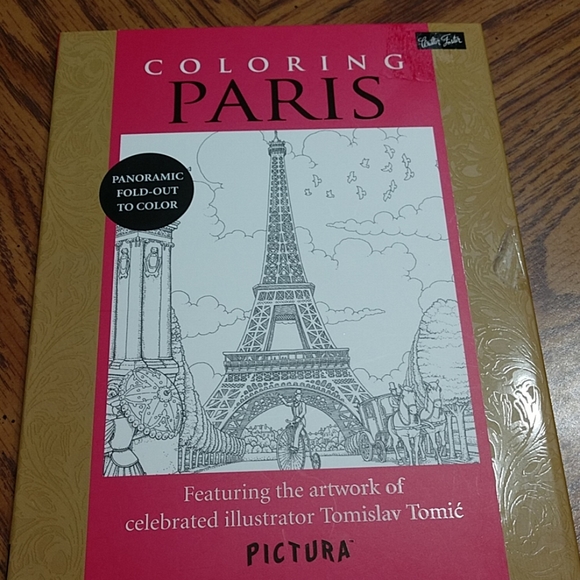 Walter Foster Other - Panoramic Fold-out Coloring Paris